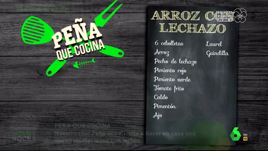 El chef Javier Peña nos enseña a cocinar uno de sus platos favoritos: arroz con lechazo El chef Javier Peña nos enseña a cocinar uno de sus platos favoritos: arroz con lechazo