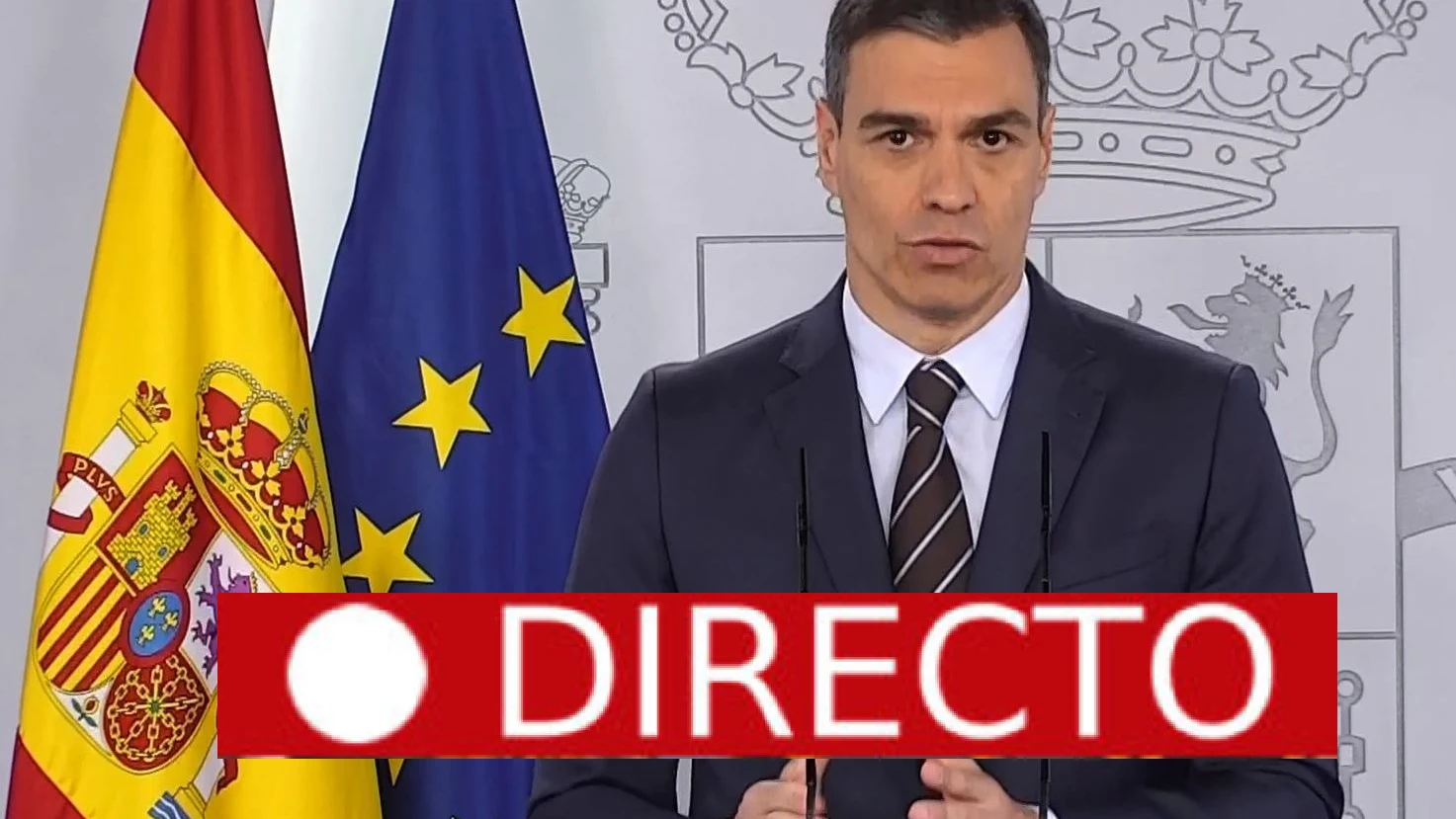 La comparecencia de Pedro Sánchez, en directo La comparecencia de Pedro Sánchez, en directo
