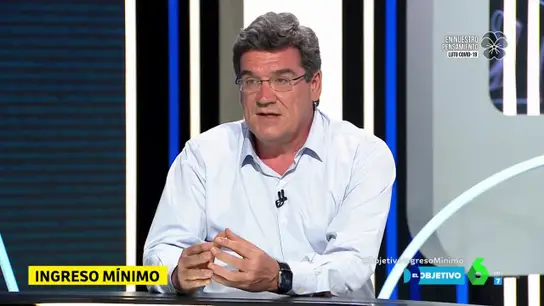 El ministro José Luis Escrivá, durante una entrevista en El Objetivo El ministro José Luis Escrivá, durante una entrevista en El Objetivo