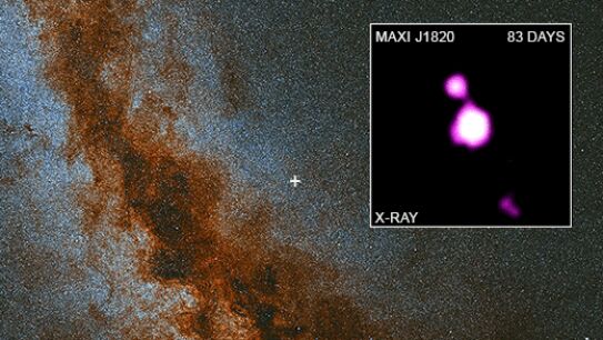 El &uacute;ltimo agujero negro captado por la NASA