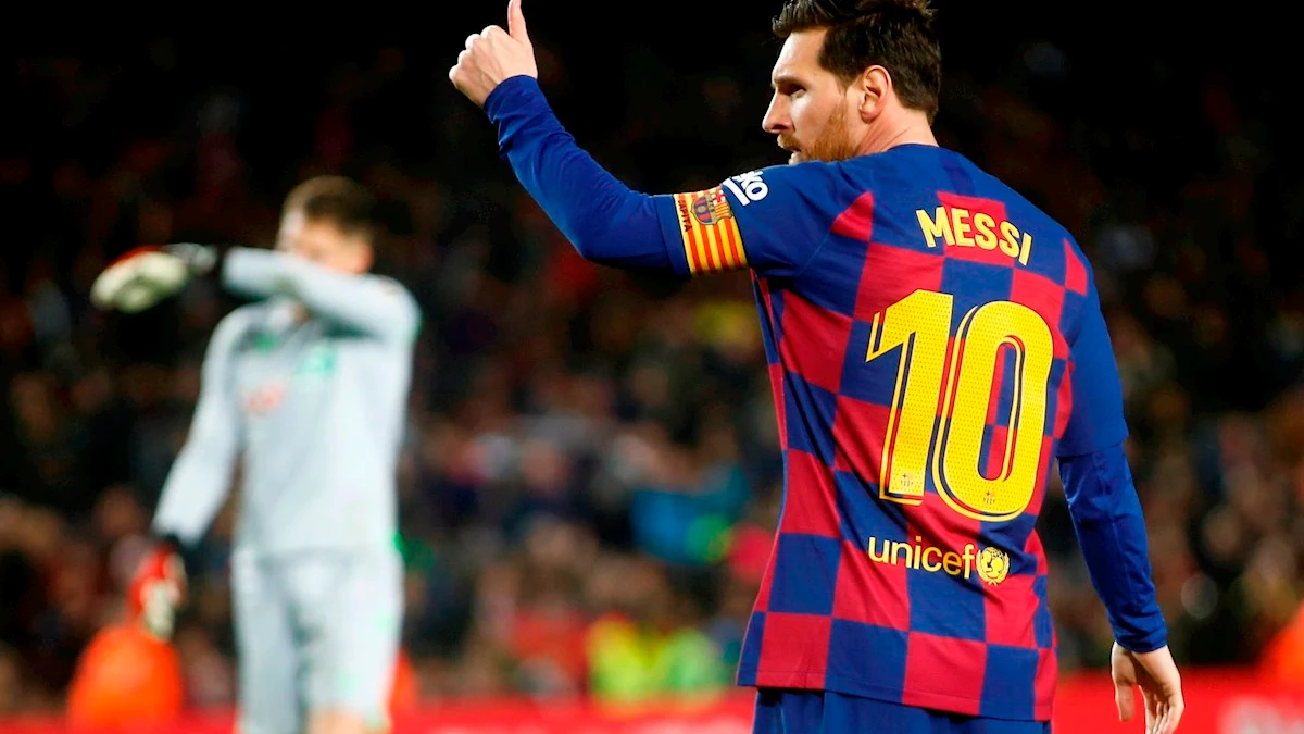 Lionel Messi, con el Barça