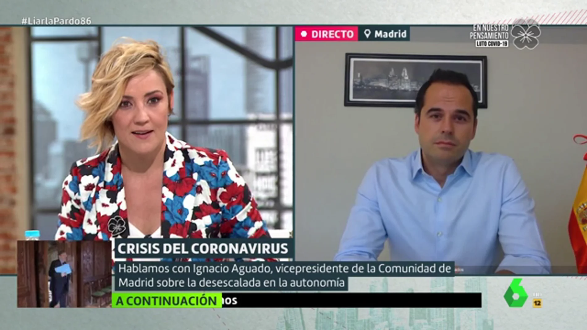 Ignacio Aguado: "Me llevo muy bien con la presidenta de Madrid, pero estamos en el centro de todas las miradas"