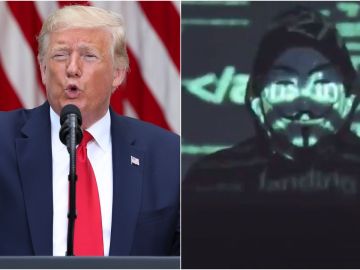 Anonymous amenaza a Donald Trump Anonymous amenaza a Donald Trump