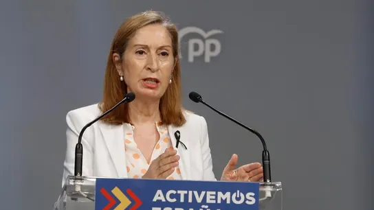 a vicepresidenta del Congreso, Ana Pastor. a vicepresidenta del Congreso, Ana Pastor.