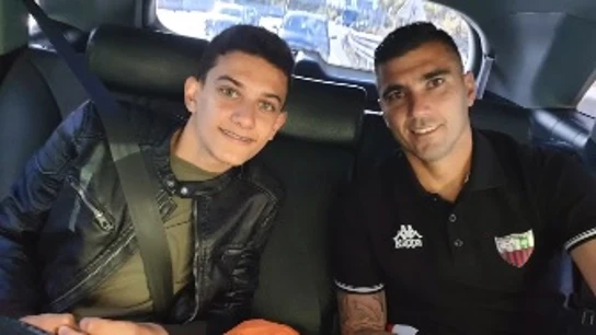 José Antonio Reyes junto a su hijo. José Antonio Reyes junto a su hijo.