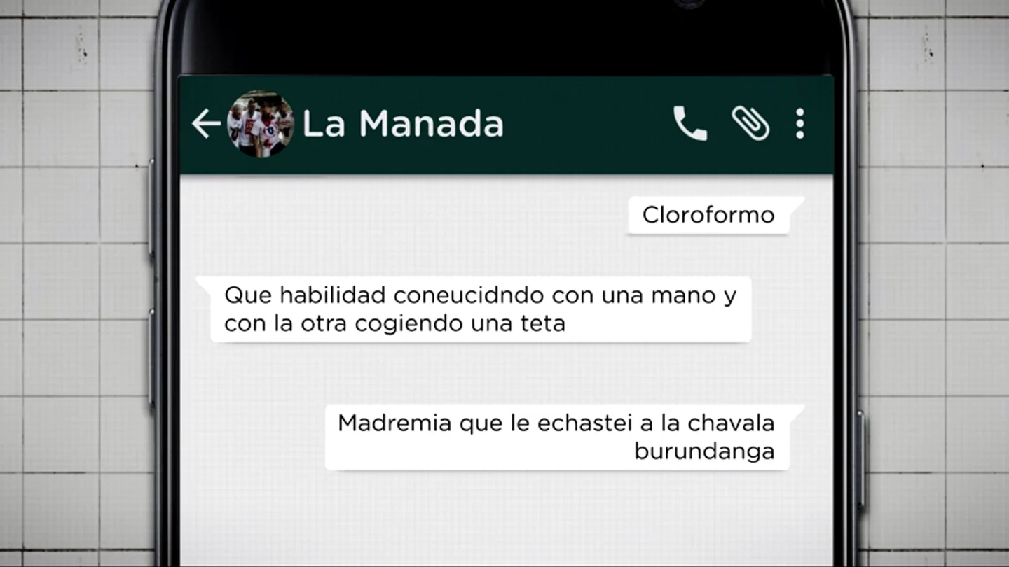 'La Manada' compartió los vídeos en varios grupos de WhatsApp, su admisión como prueba es la clave de la sentencia de Pozoblanco Tocamientos, desnuda y con moratones en la pierna: el sobrecogedor atestado policial sobre la presunta agresión de La Manada a la joven en Pozoblanco