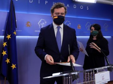 El portavoz de Vox en el Congreso, Iván Espinosa de los Monteros El portavoz de Vox en el Congreso, Iván Espinosa de los Monteros