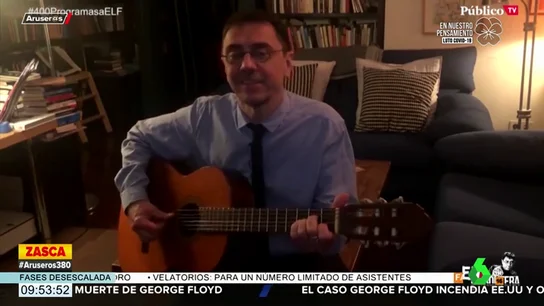 La "brillante" versión del 'Bella Ciao' de Monedero La "brillante" versión del 'Bella Ciao' de Monedero
