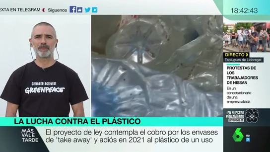 Julio Barea, responsable de campañas de Greenpeace España greenpeace