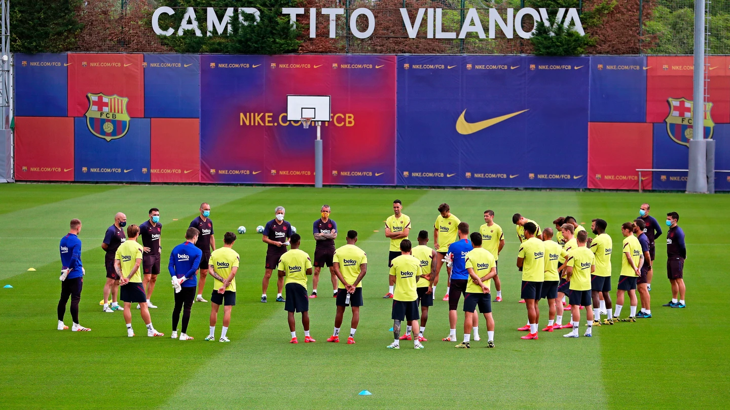 Entrenamiento del FC Barcelona Entrenamiento del FC Barcelona