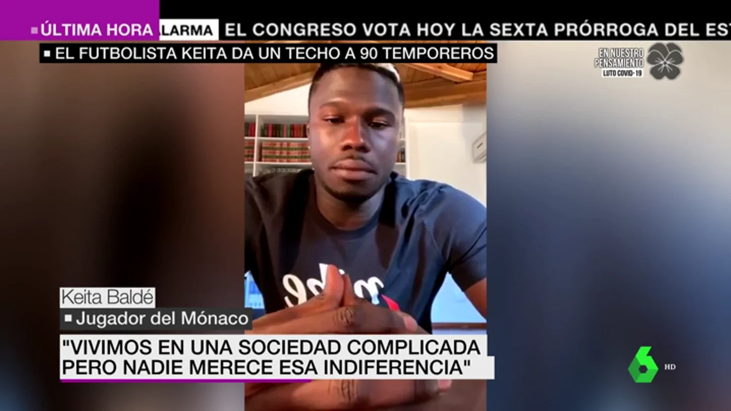 Keita Baldé alquila un edificio para 60 temporeros que fueron rechazados por hoteles y albergues de Lleida Keita Baldé alquila un edificio para 60 temporeros que fueron rechazados por hoteles y albergues de Lleida