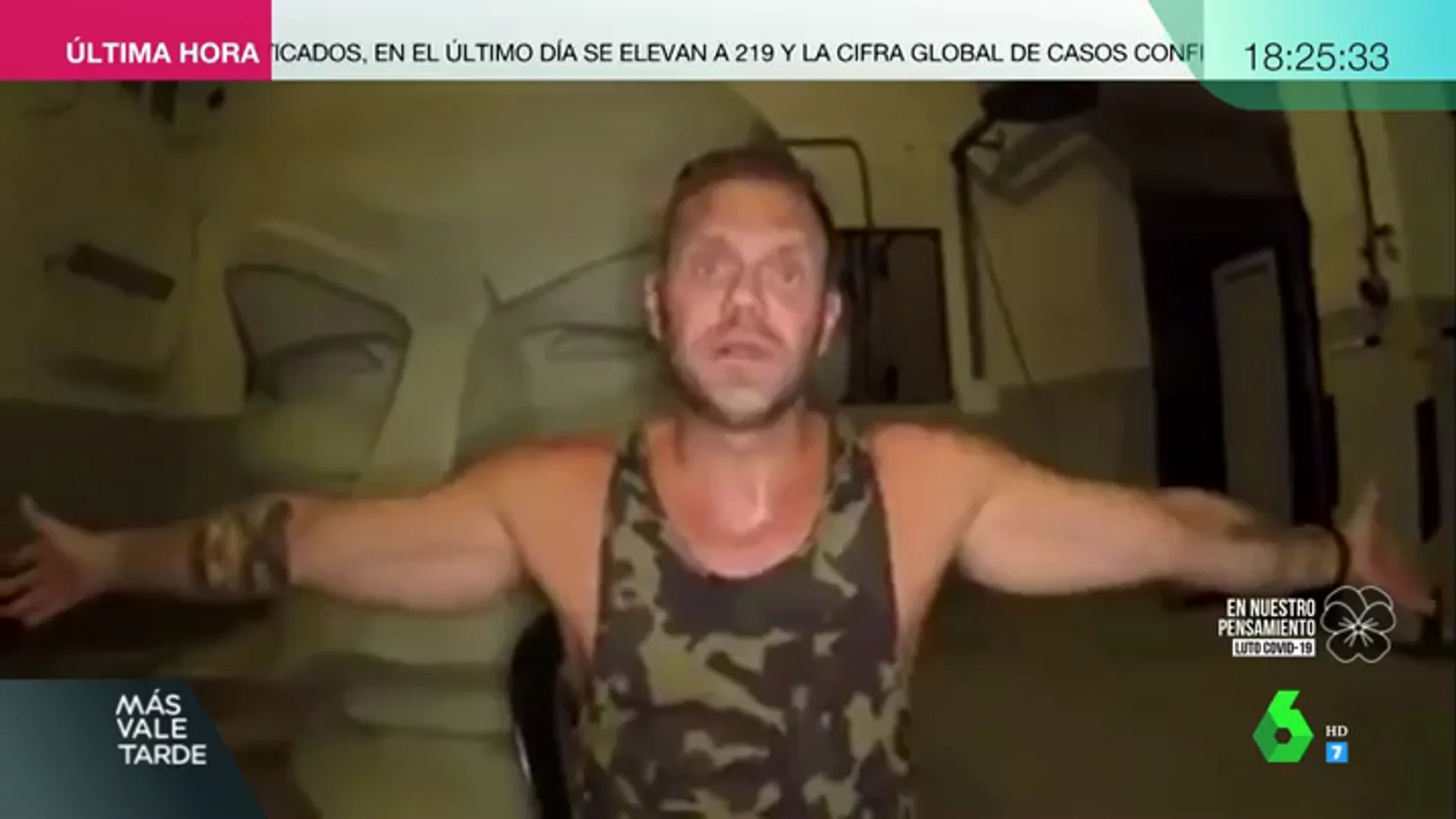 El vídeo de Nacho Vidal en 2017 en el que hablaba del veneno del sapo: "Me ha cambiado la vida"