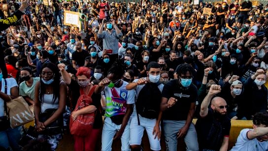 Protestas contra el racismo en Par&iacute;s
