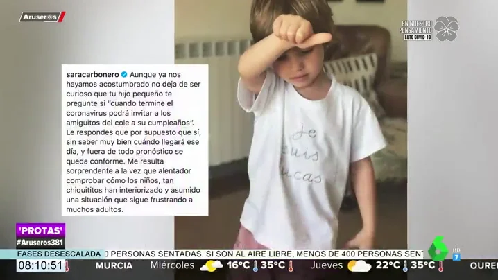 La bonita carta de Sara Carbonero a su hijo Lucas por su cumpleaños