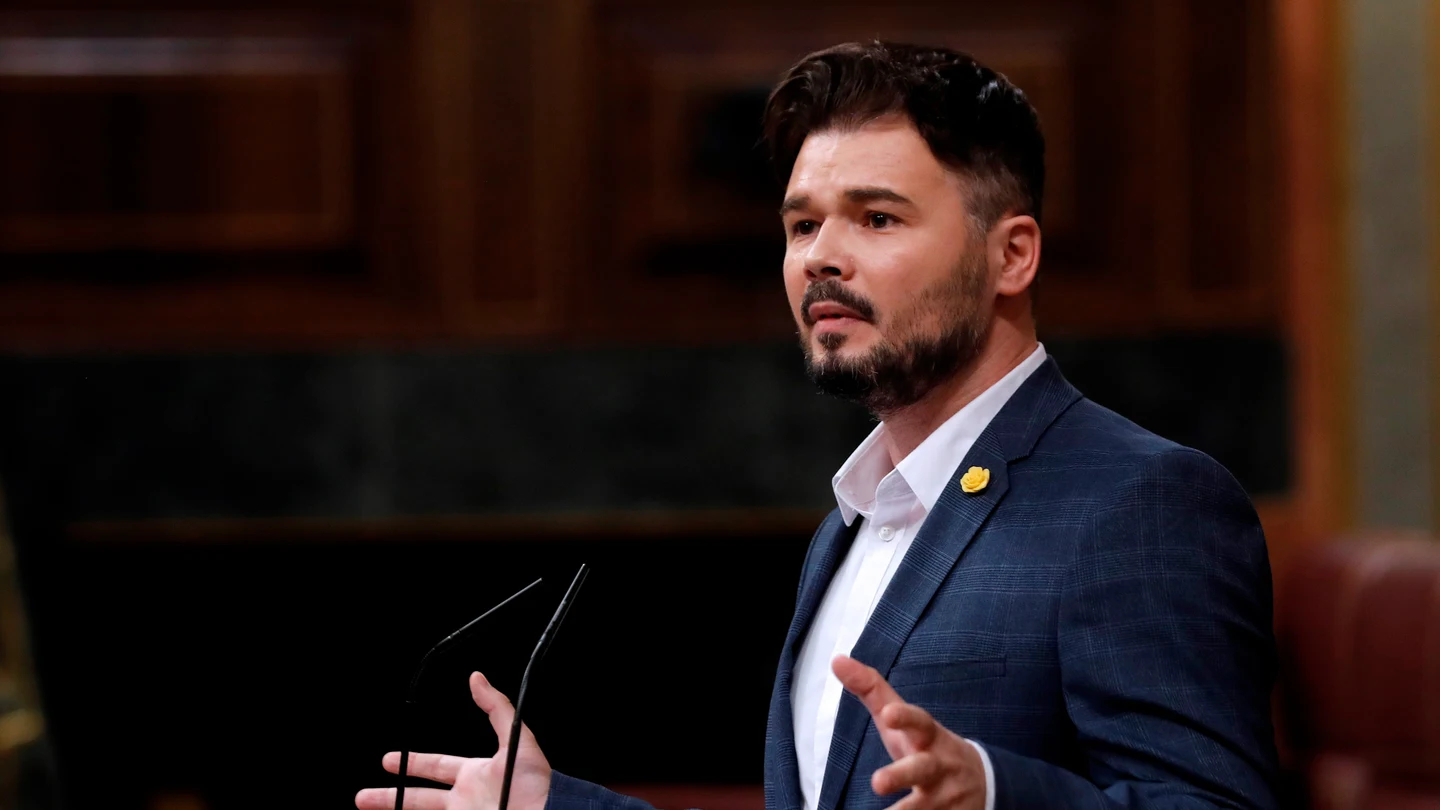 Rufián en el Congreso de los Diputados Rufián en el Congreso de los Diputados