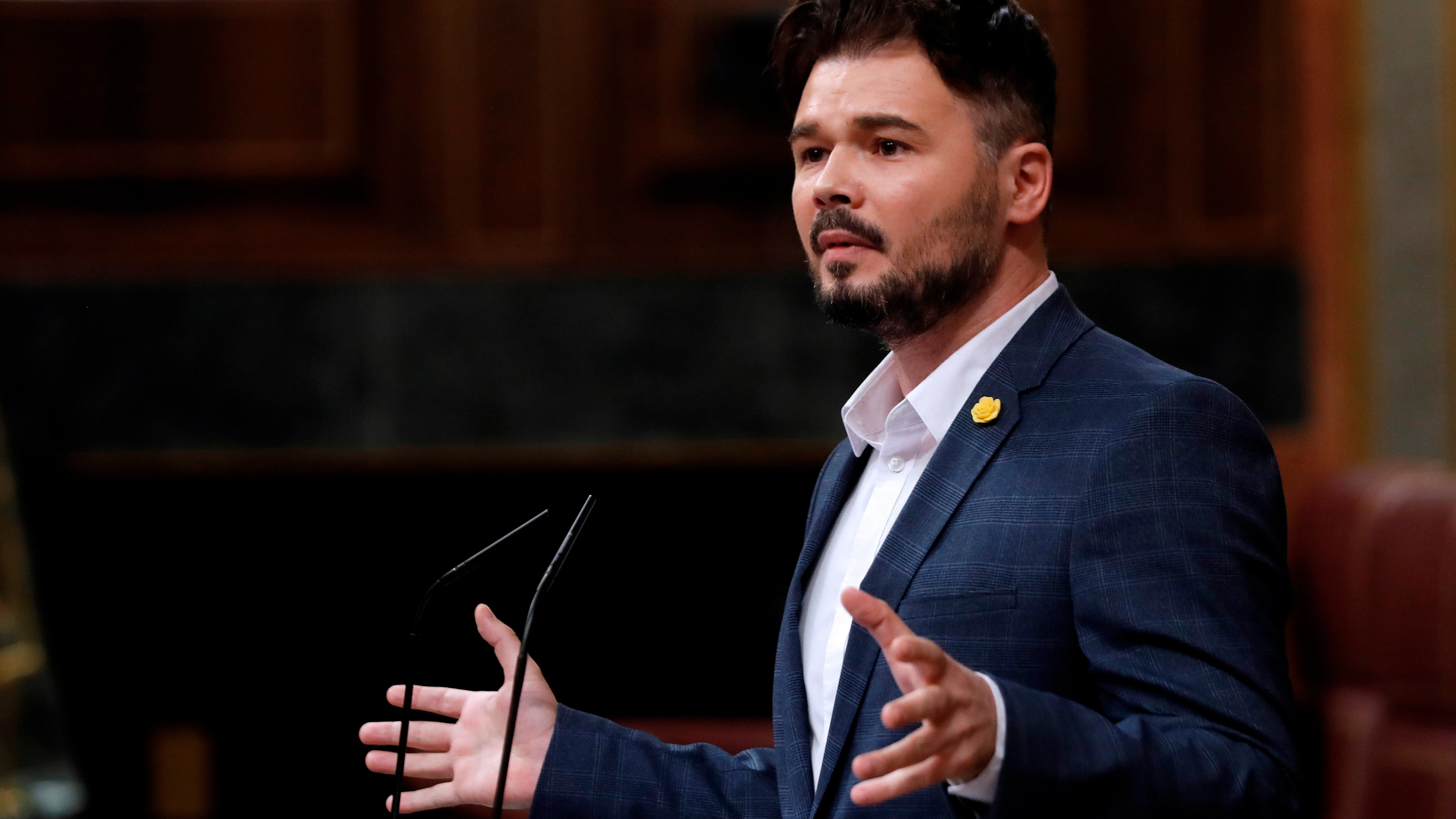 Rufián en el Congreso de los Diputados