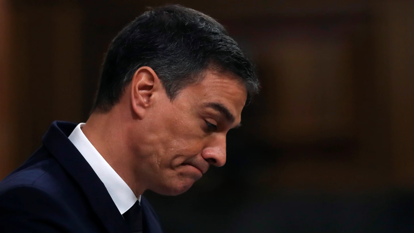 El presidente del Gobierno, Pedro Sánchez, durante el pleno del Congreso El presidente del Gobierno, Pedro Sánchez, durante el pleno del Congreso