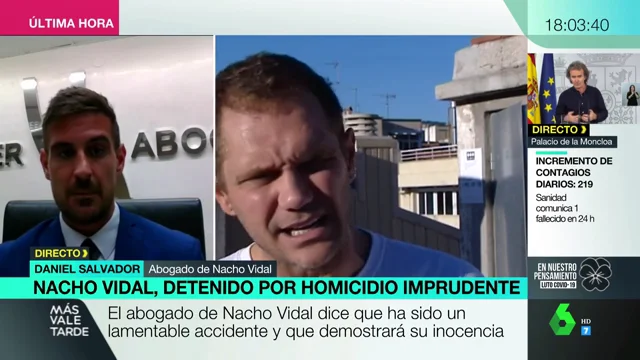 Nacho Vidal "no se siente responsable" de la muerte de José Luis Abad e hizo "todo lo posible para evitar ese fatídico desenlace"