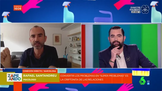 El psicólogo Rafael Santandreu y Dani Mateo El psicólogo Rafael Santandreu y Dani Mateo