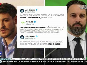Guerra entre Cepeda y Vox en Twitter Guerra entre Cepeda y Vox en Twitter