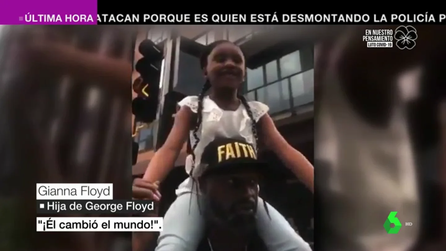 Gianna, la hija pequeña de George Floyd Gianna, la hija pequeña de George Floyd