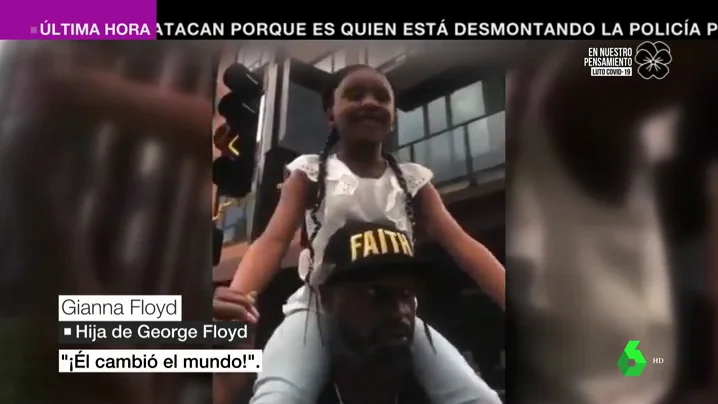  Gianna, la hija pequeña de George Floyd