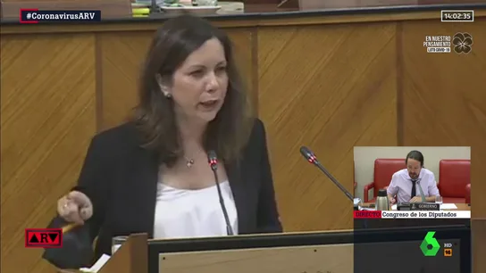 Ángela Mulas, diputada de Vox en el Parlamento de Andalucía Ángela Mulas, diputada de Vox en el Parlamento de Andalucía