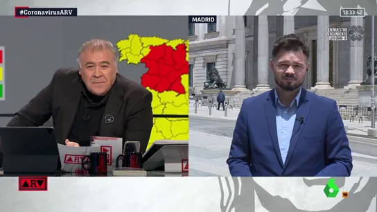 Gabriel Rufián en ARV Gabriel Rufián en ARV