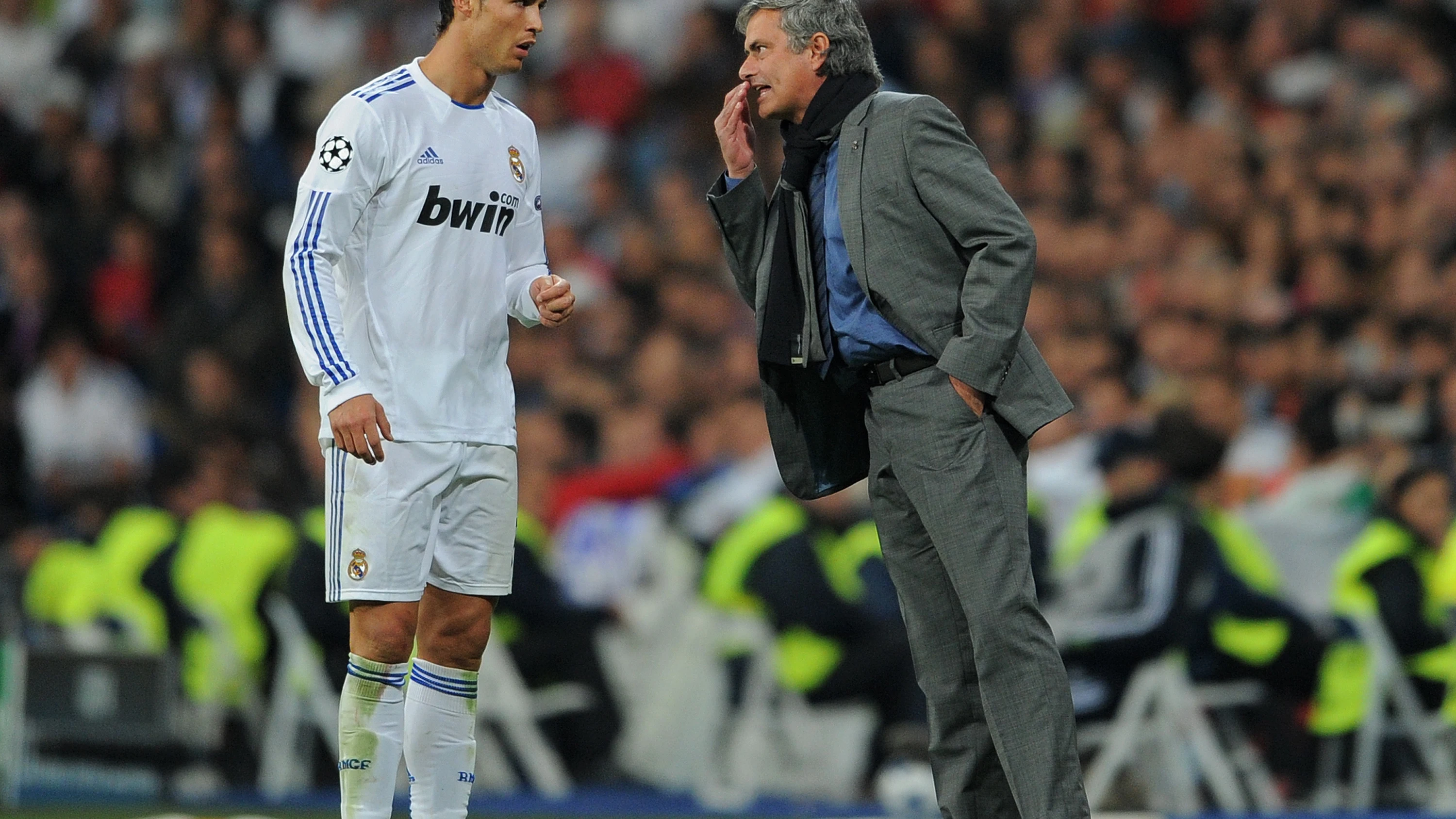 Cristiano Ronaldo y José Mourinho