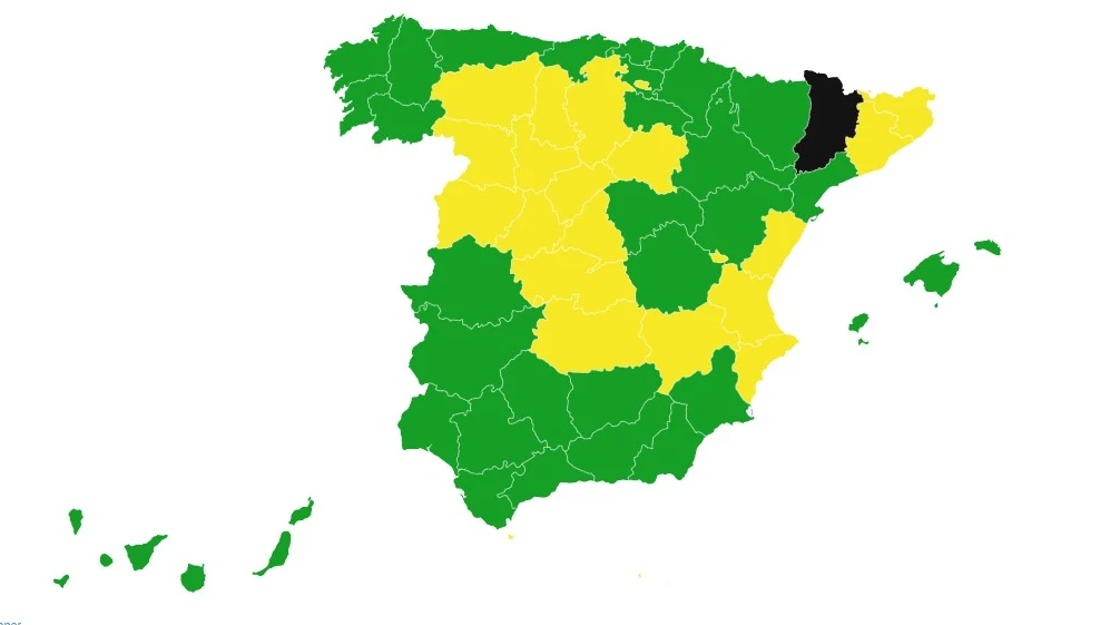 El mapa de la desescalada desde el 8 de junio