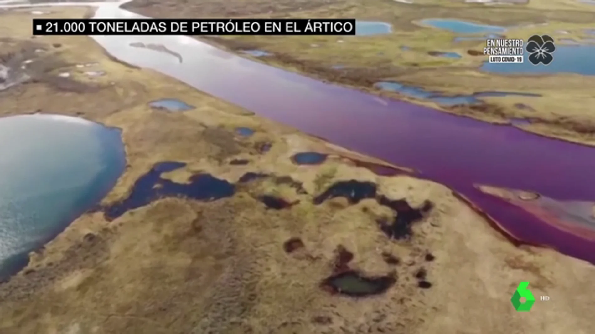 Más de 21.000 toneladas de petróleo se vierten en el Ártico: las imágenes de la mayor catástrofe ambiental de los últimos 30 años