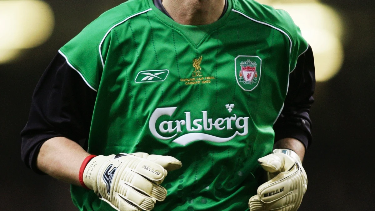 Jerzy Dudek, con el Liverpool