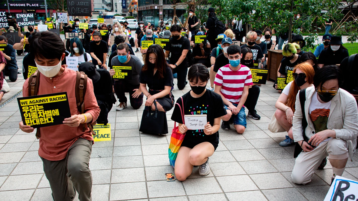 Protestas contra el racismo en Corea del Sur Protestas contra el racismo en Corea del Sur