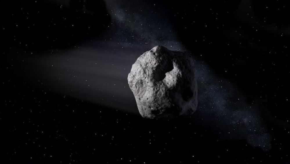 Imagen de un asteroide difundida por la NASA