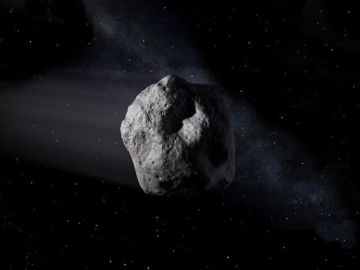 Imagen de un asteroide difundida por la NASA