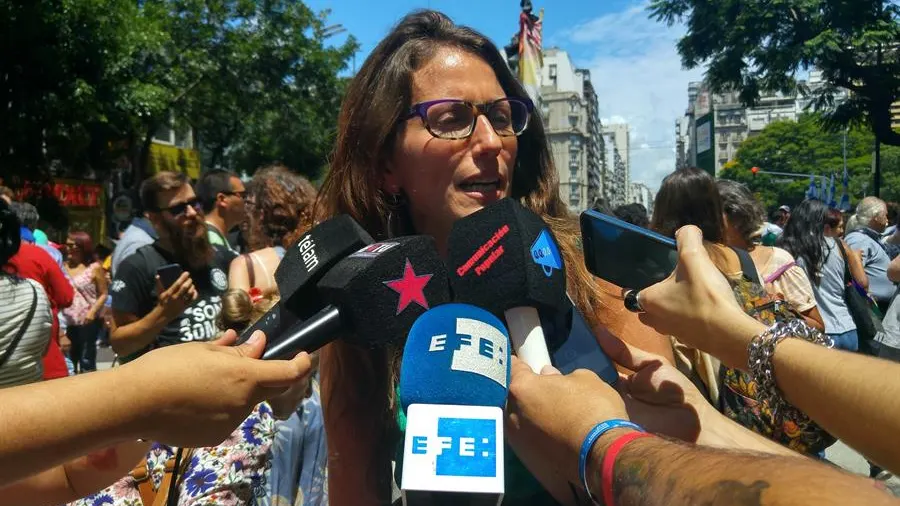 Imagen de la ministra argentina de Mujeres, Género y Diversidad Sexual, Elizabeth Gómez Alcorta