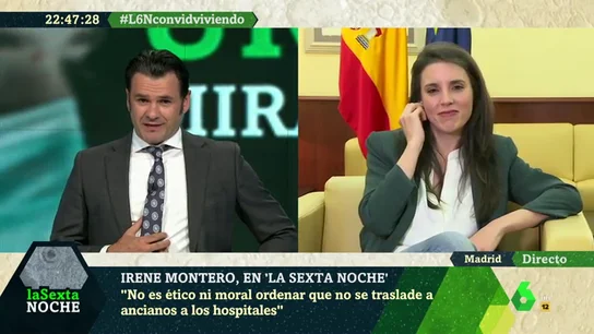 Irene Montero, en laSexta NOche Irene Montero, en laSexta NOche