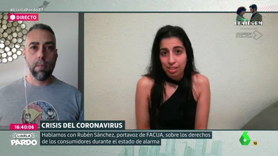 Rubén Sánchez, portavoz de Facua, responde a las dudas de los consumidores por la crisis del coronavirus Facua responde a las dudas de los consumidores por la crisis del coronavirus