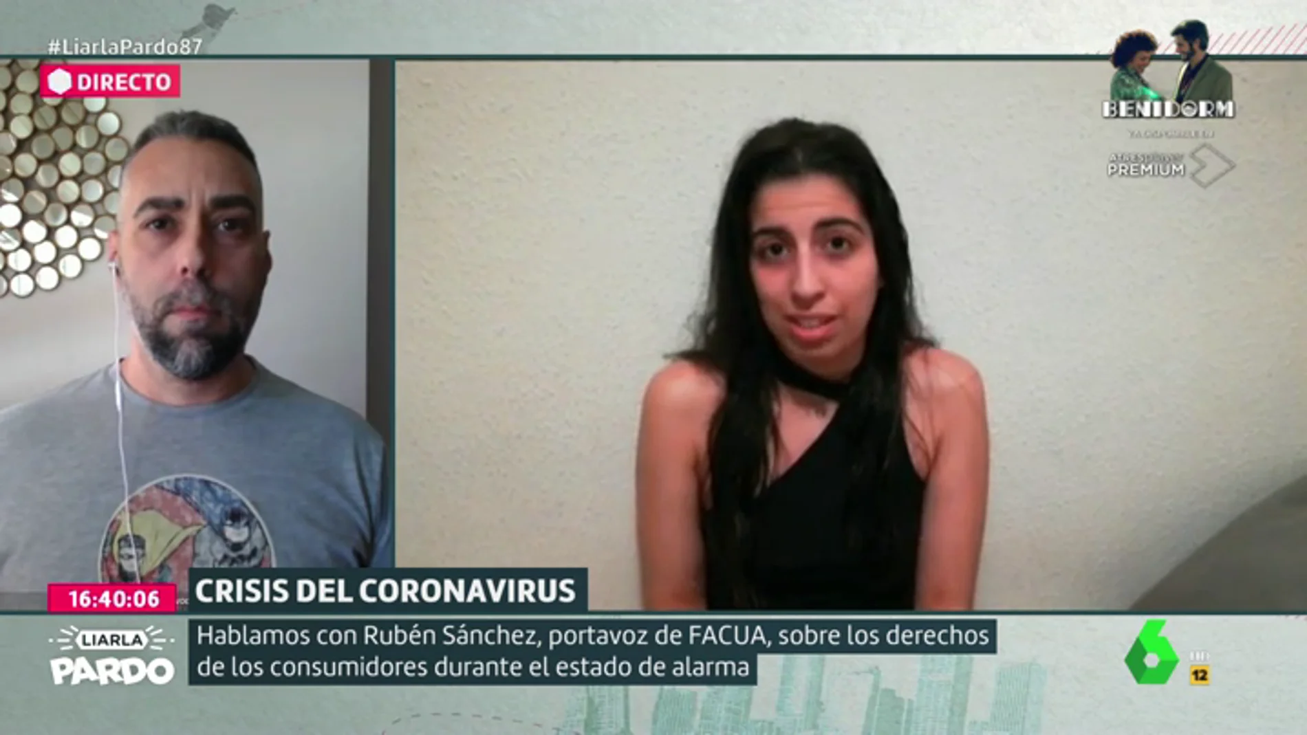  Rubén Sánchez, portavoz de Facua, responde a las dudas de los consumidores por la crisis del coronavirus