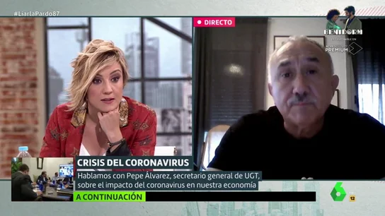 Pepe Álvarez (UGT) explica las claves del ERTE: ¿por qué hay gente que todavía no lo ha cobrado?, ¿cuándo terminará? Pepe Álvarez (UGT) explica las claves del ERTE: ¿por qué hay gente que todavía no lo ha cobrado?, ¿cuándo terminará?