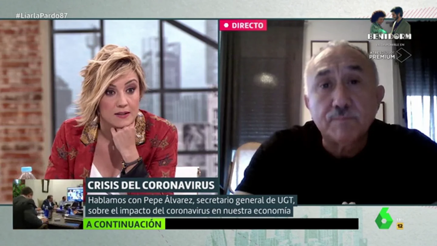 Pepe Álvarez (UGT) explica las claves del ERTE: ¿por qué hay gente que todavía no lo ha cobrado?, ¿cuándo terminará? Pepe Álvarez (UGT) explica las claves del ERTE: ¿por qué hay gente que todavía no lo ha cobrado?, ¿cuándo terminará?