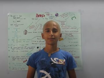 El joven Abhigya Anand, en un vídeo de Youtube El joven Abhigya Anand, en un vídeo de Youtube