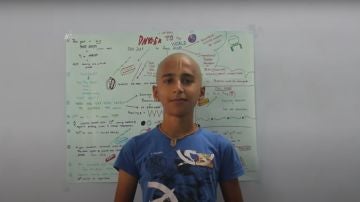 El joven Abhigya Anand, en un vídeo de Youtube