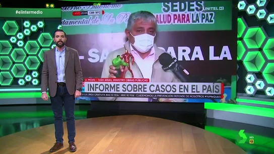 Dani Mateo descubre al ministro de Bolivia que se convierte en 'Nick Furia' y "reúne" a Los Vengadores para explicar la pandemia Dani Mateo descubre al ministro de Bolivia que se convierte en 'Nick Furia' y "reúne" a Los Vengadores para explicar la pandemia