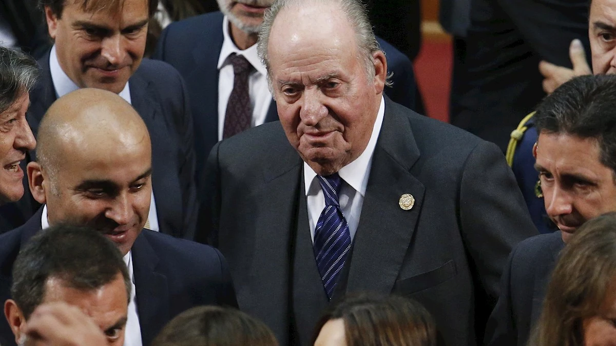 El rey Don Juan Carlos en un acto