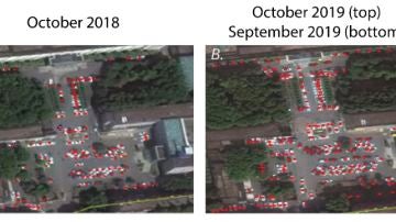 Harvard compara el tráfico en los hospitales de Huwan en octubre de 2018 y octubre de 2019