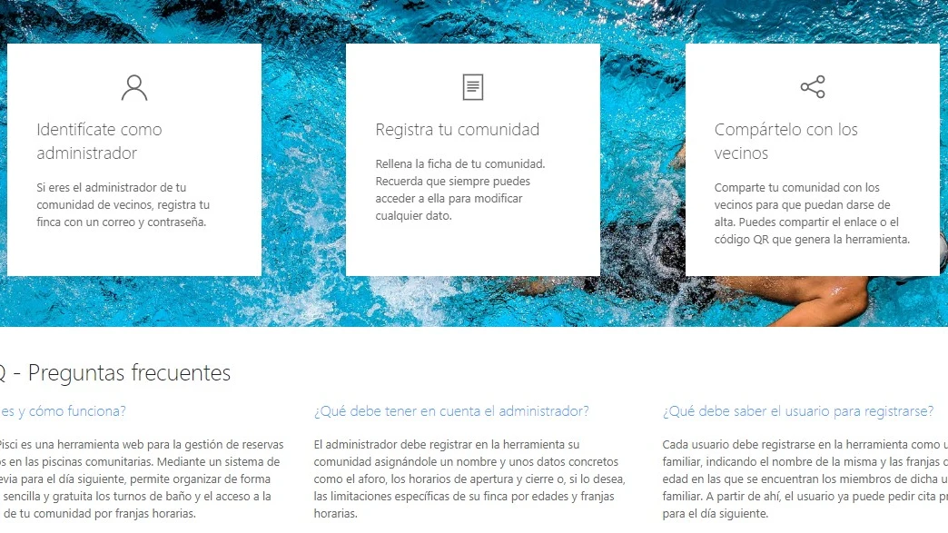 TurnoPisci, la herramienta para gestión de reservas en piscinas