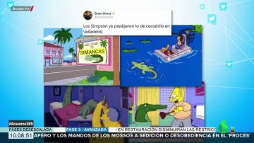 Los Simpson ya predijeron lo del cocodrilo de Valladolid