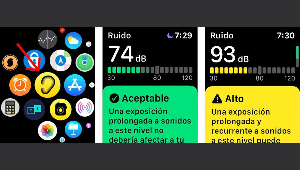 Cómo medir el ruido con un Apple Watch.