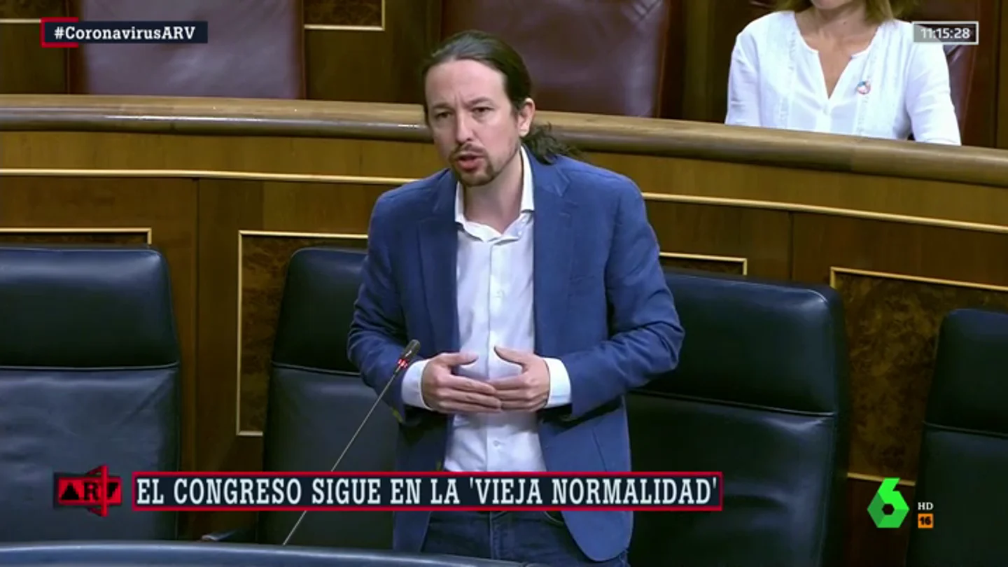 Pablo Iglesias en el Congreso Pablo Iglesias en el Congreso